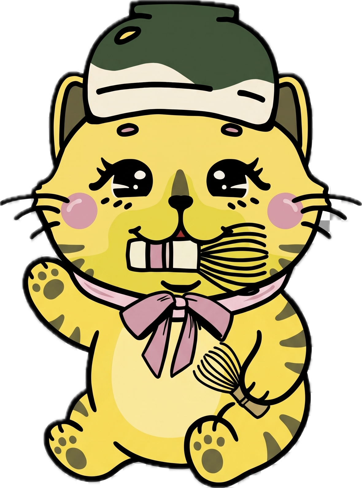 Ichira-chan, the matcha tiger mascot